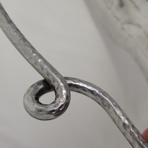 Vintage Wrought Farberware Tray Hammered Alminum Brooklyn NY - Picture 4 of 9